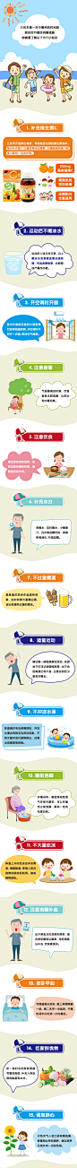 三伏天养生推文长图