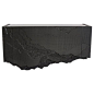 Ledge Console in Black, Floating, by Simon Johns