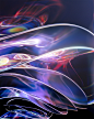 3D 3dart cinema 4d compositing dispersion glass glow maxon redshift abstract