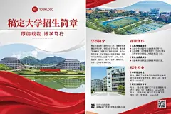 教育培训大学高校学校招生宣传DM传单