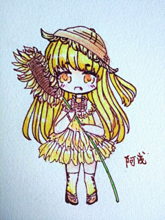 彩璃cairly采集到角虫家的画