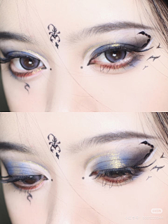ઇbeeଓ采集到妆容2古风