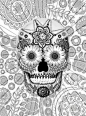 Sugar Skull Art | Skull Bleached Bones Mixed Media - Sugar Skull Bleached Bones Fine Art ...