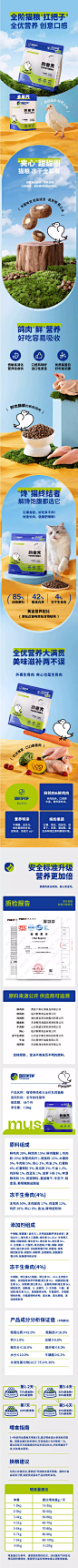 喵铮铮鸽老大全价乳鸽猫粮成猫幼猫营养夹心冻干生骨肉滋补猫粮-tmall