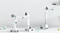 Home Cleaning Robot - Whipsaw Product Design and Experience Innovation : Martian is a one-arm cleaning robot that can reach high and low to clean showers, tubs, sinks, floors and countertops.