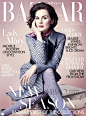 【图】米歇尔·道克瑞 (Michelle Dockery) 登《Harper's Bazaar》杂志2013年8月刊封面！_Michelle Dockery_海报时尚网