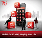 OCBC NISP MOBILE BANKING : Print Ad. and Brochure 4/4 that i made for OCBC NISP Mobile Banking. I put some first concept of the Print Ad below.