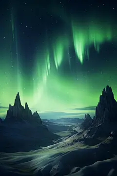 北极极光图库视觉盛宴