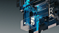 3D cinema 4d redshift3d glass HUD motion graphics  2D Animation after effects Metall