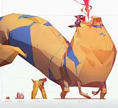 这个绘画步骤有点惊心动魄
作品欣赏超话来自画风超惊艳的马来西亚画师Kudaman ​​​​