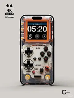 0255｜质感男人味潮流风格游戏机壁纸