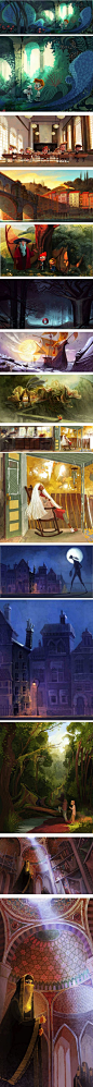 Priscilla Wong, ETELOIS, Mr. Peabody and Sherman concept art and others