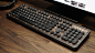 RETRO CLASSIC USB Vintage Typewriter Inspired Backlit Mechanical Keyboard