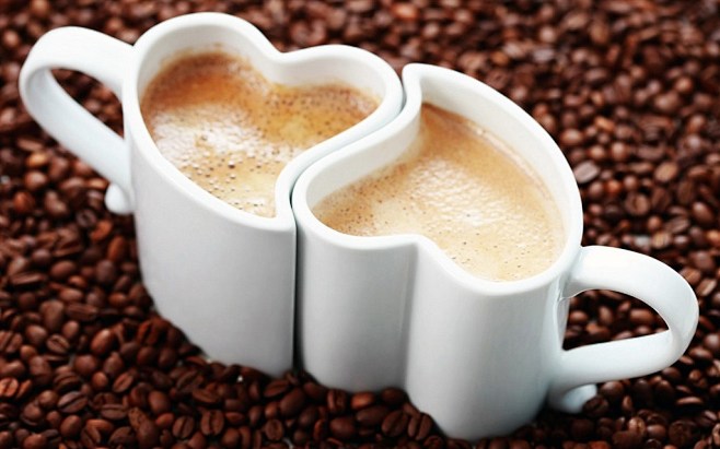 咖啡与咖啡杯高清素材