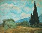 Wheat Field with Cypresses; September, 1889; Collection Niarchos