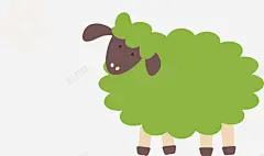 手绘卡通动物绵羊矢量图 矢量图 绵羊 老虎 蝴蝶 元素 免抠png 设计图片 免费下载 页面网页 平面电商 创意素材