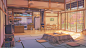 Classroom, Arseniy Chebynkin : This image done in collaboration with my friend and colleague https://www.artstation.com/artist/vvcephei He create this beautiful 3d scene, my work here is render compositing, color and light post process + stylization.

Bac