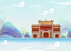 国潮鎏金长沙开福寺城市地标建筑  - 源文件下载【酷图网】手绘风景插画,游戏场景,动漫风景,矢量风景插画,郊外风景,田野,风景画,手绘,插画,风景,郊游,原野,夏季,草原,田边,春天,樱花,花,远景,树,矢量,云朵,场景,踏青,外景,自然,绿色,粉色,聚会,交友,交际,插画素材,矢量素材,意境风景,山水风景,背景,桌面背景,蓝天,背景底图