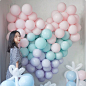 ins马卡龙气球糖果色创意生日派对布置拱门气球装饰结婚礼用品-淘宝网