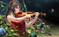 Anime 2200x1377 anime anime girls violin