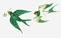 绿色小燕子设计图标icon图标免费下载-图标nkqrqn-88ICON图标网