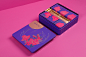 Moon Cake-花 月饼 甜点 点心 包装 设计 礼盒 盒子 插画 花 花蕊 礼品设计