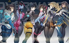 overwatch,女孩,翅膀,微笑,游戏漂亮女孩电脑壁纸