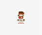 学LOGO-何大厨-餐饮logo-卡通logo-人像构成-现代logo