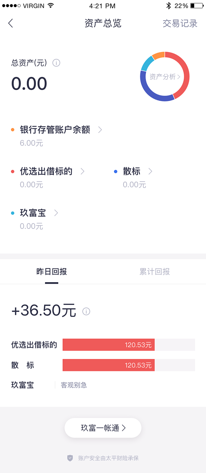 玖富钱包-资产总览@这样重这样轻 作品