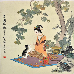 |四百|采集到工笔画/古代等