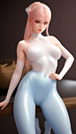 紧身衣美女 | 无界AI
