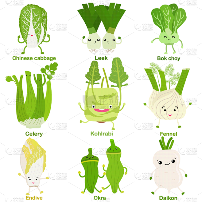 方形画幅,可爱的,矢量,蔬菜,水果,彩色...