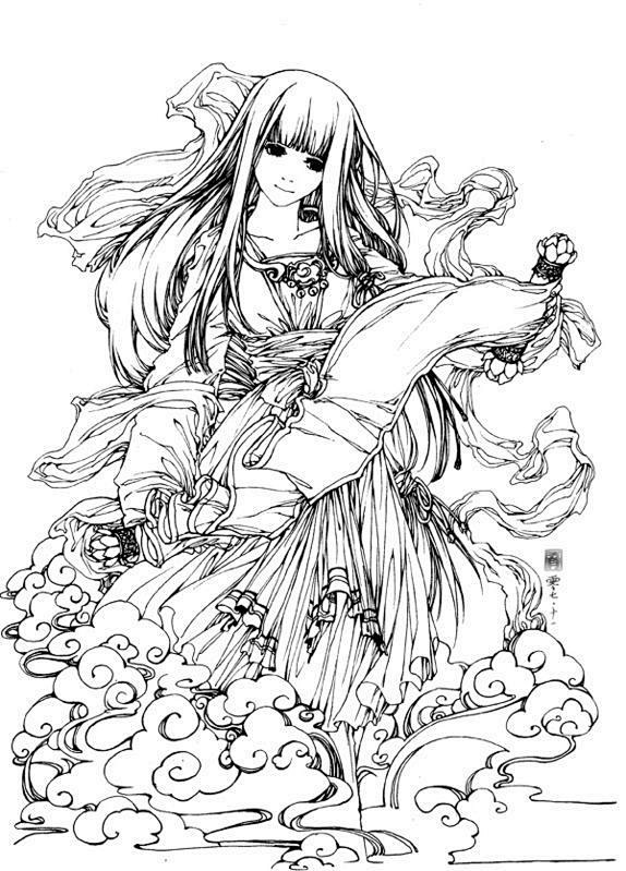 线描漫画_百度图片