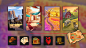 Stylized Icons and Backgrounds (Press Play Slots)
