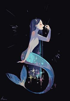 ❥ Mermaid | Illustra...