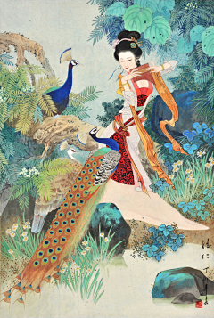 |四百|采集到工笔画/古代等