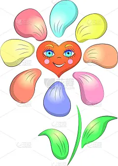 心中的花