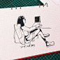 9523的涂鸦小本2.0—女同事