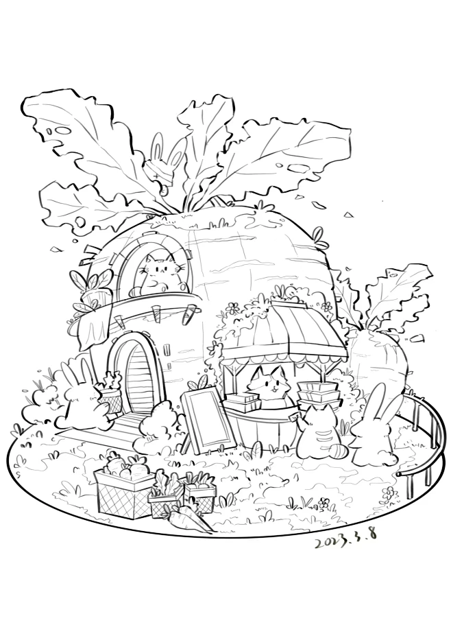 自学插画坚持Day9
