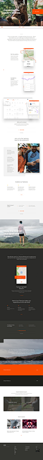 Strava homepage