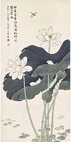 “ 泉眼无声惜细流，树阴照水爱晴柔。小荷才露尖尖角，早有蜻蜓立上头。” 宋 · 杨万里《小池》
