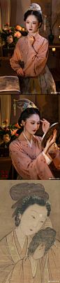 宋仕女图造型