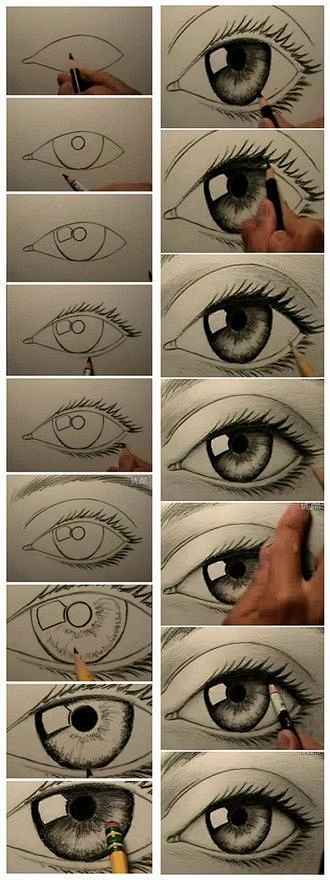 How to draw eyes--TH...