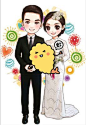Q版头像设计q版人物写实漫画婚庆Q版形象设计卡通微信头像转手绘-淘宝网