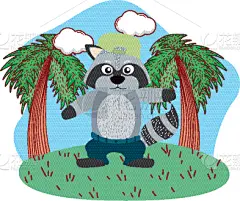 可爱的,动物,卡通,纯种犬,公园,哺乳纲,小的,农场,爱,相伴