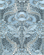 Poppy Symmetry - Robert Kaufman Fabrics | textile, surface, pattern |…