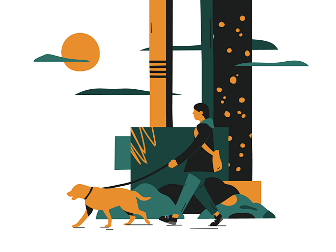 Drib dogwalk