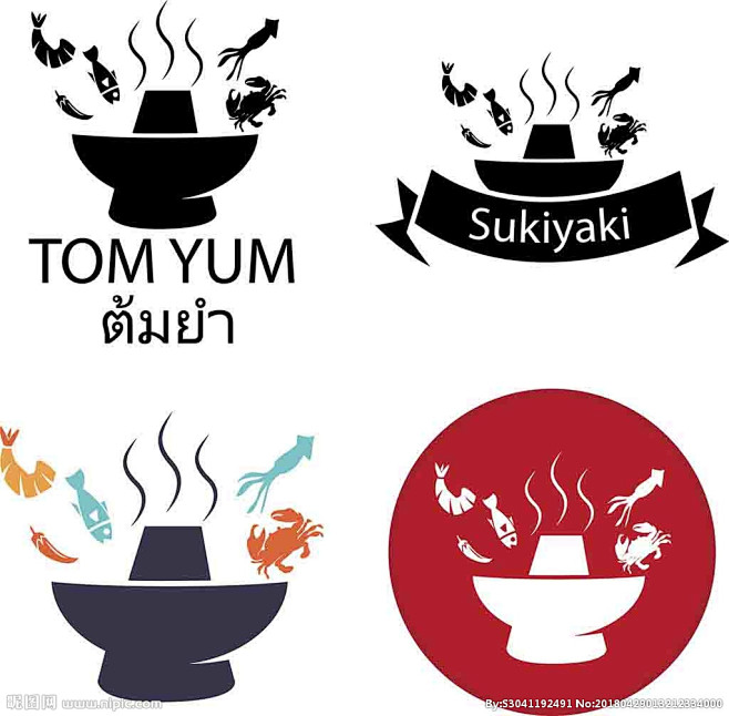 火锅矢量LOGO设计素材设计图__餐饮美食_生活百科_设计图库_昵图网nipic.com