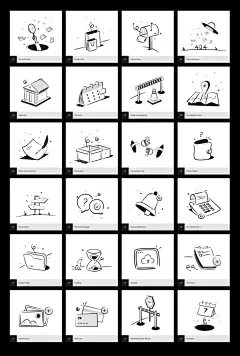 其中包括图片：Creative Branding with a Hand-Illustrated Logo