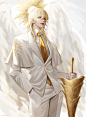 韩国插画师画西服套装有几下子 - 小红书